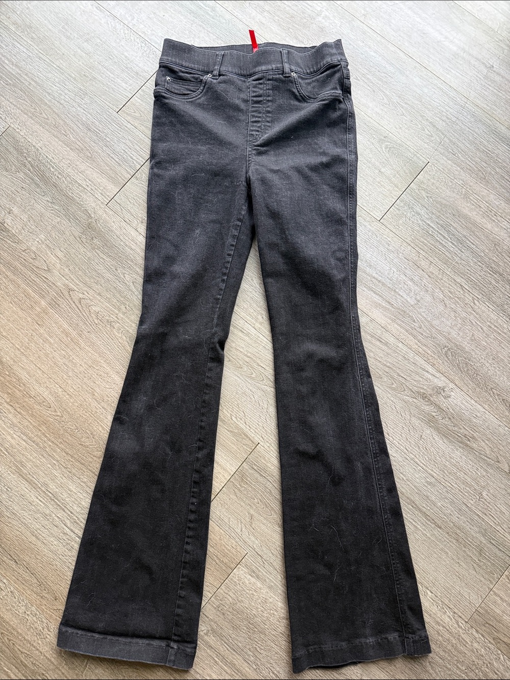 Spanx Black Flared Jeggings